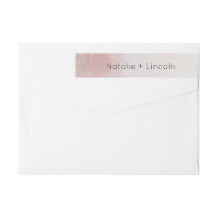 Ombre Blush Pink Mattiert Foil Trendy Wedding