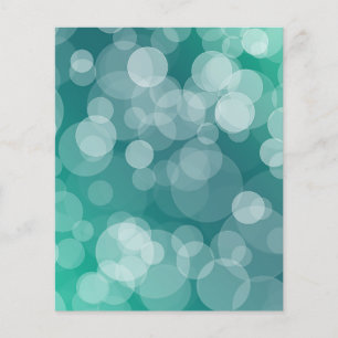 Ombre Bokeh Scrapbook Paper - Aquamarin