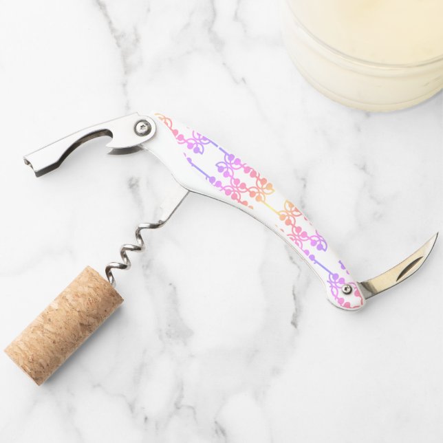 Ombre Bottle Opener with Corkscrew Kellnermesser (Vorderseite)