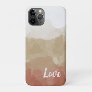 Ombre Brown und Tan Liebe Graceful Gradient Case-Mate iPhone Hülle