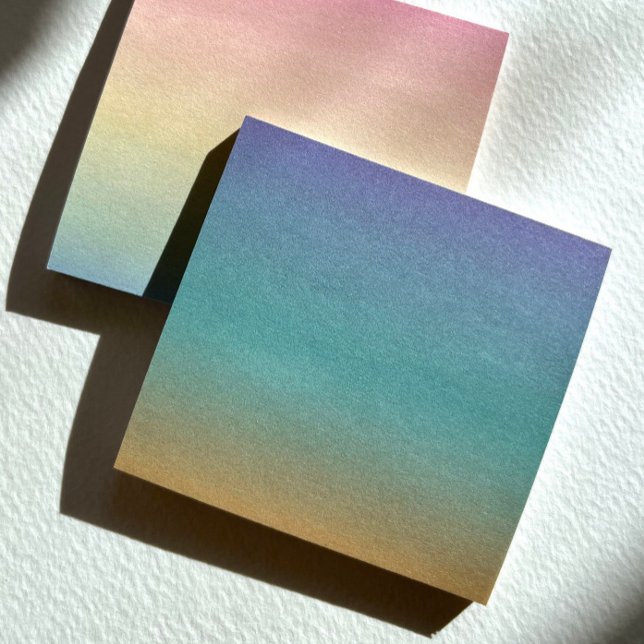 Ombré Dusk Post-It-Notes Post-it Klebezettel (Dusk ombré notes from Joy Design. (And rainbow ombré, too!))