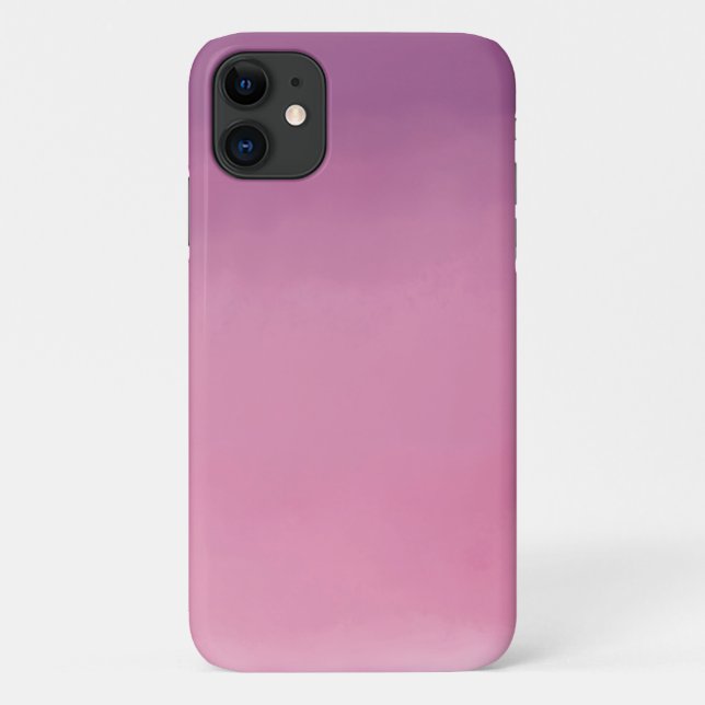 Ombré-Farbtöne lila  Case-Mate iPhone Hülle (Rückseite)