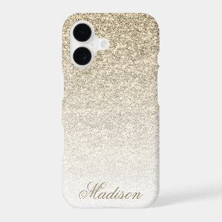 Ombre Gold Glitter iPhone 7+ Hülle
