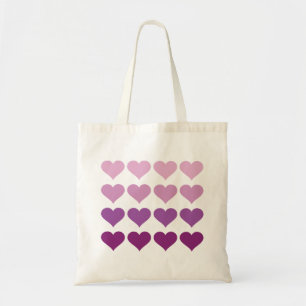 Ombre Hearts - Hochzeitstasche Tragetasche