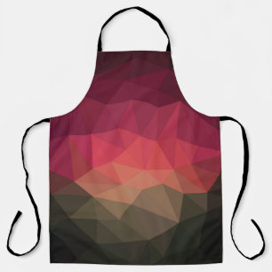 Ombre Kristalleffekt geometrische moderne Design Schürze