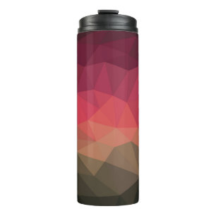 Ombre Kristalleffekt geometrische moderne Design Thermosbecher
