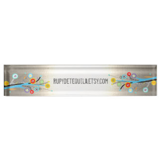 Ombre Lights wild Blume Namensplakette