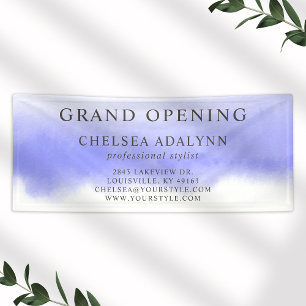 Ombre Lila Aquarell Minimalist Geschäftsbanner Banner