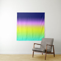 Ombre lila-gelbe Frühlingsfarbenrippe
