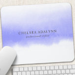 Ombre Lila Watercolor Minimalistisch Business Mousepad<br><div class="desc">Ombre Lila Watercolor Minimalistisch Business Mouse Pad. Perfekt für ein weibliches Business-Look für Haarstylisten,  Makeup Künstler,  Kosmetologe und mehr!</div>