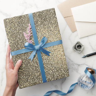 Ombre Luxus Goldsand Glitzer Verlauf Geschenkpapier