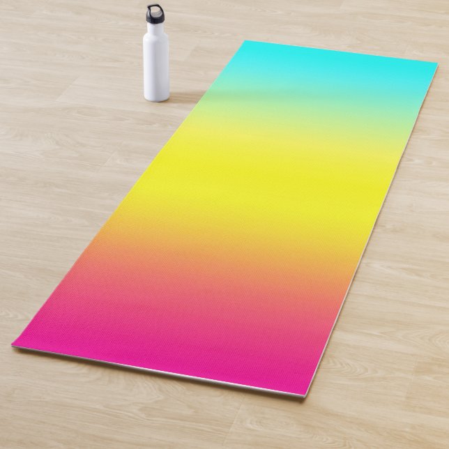 Ombre Magical Rainbow Colors Yogamatte (Beispiel)
