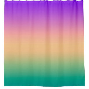 Ombre , mehrfarbig duschvorhang