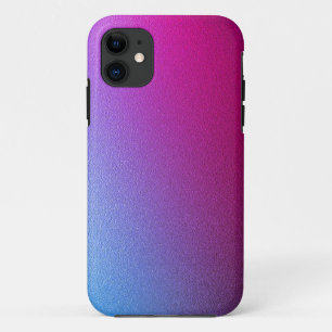 Ombre Metallic Pink Lila Blue Custom Phone Case