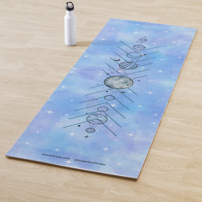 Ombre moons star Yoga Lehrer Studio Lehrer Yogamatte (Beispiel)