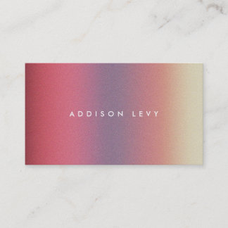 Ombre Pastel Contemporary Minimalistisch Terminkarte