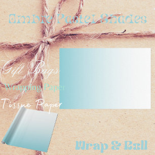 Ombre Pastel Shades Wrapping Paper Geschenkpapier