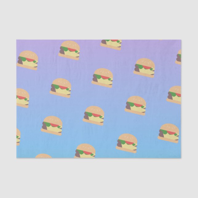 Ombre Pastell-Hamburger Seidenpapier (Vorderseite)