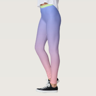 Ombre Pink Lila Elegant Hübsch Leggings