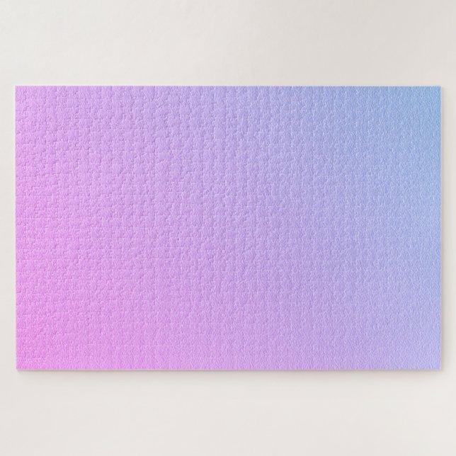 Ombre pink lilac Splash Farbe Textur modern Puzzle (Horizontal)