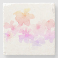*~* Ombre Pink Pfirsich Floral Soft Watercolor