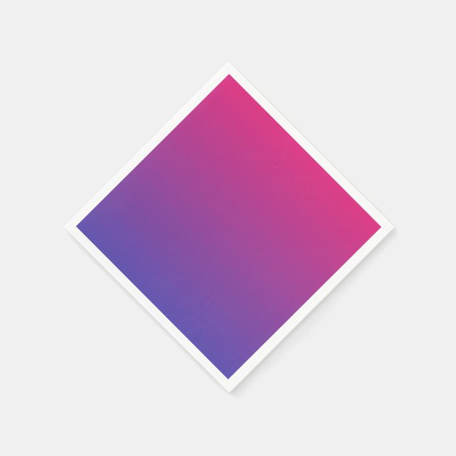 Ombre Pink und Lila Serviette (Ecke)