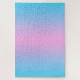 Ombre Pink und Sky Blue Gradient Puzzle