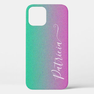 Ombre Rainbow Airbrush Kundenspezifischer Name Case-Mate iPhone Hülle