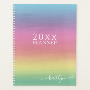 Ombre Rainbow Sky   Personalisierter Planer