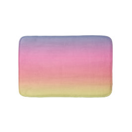 Ombre Regenbogen Badematte