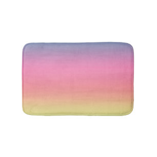 Ombre Regenbogen Badematte