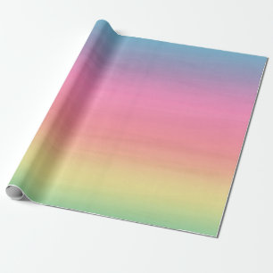 Ombre Regenbogen Geschenkpapier