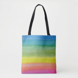 Ombre Regenbogenwatercolor-Druck-Tasche