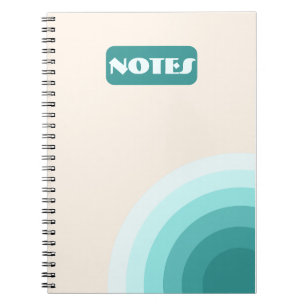 Ombre Ripples Notizblock