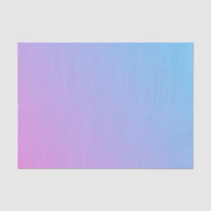 Ombré rosa bis blaues Gewebe Seidenpapier
