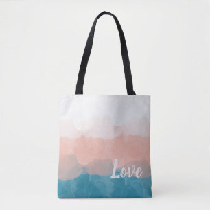 Ombre Rosa und Blau Liebe Graceful Gradient