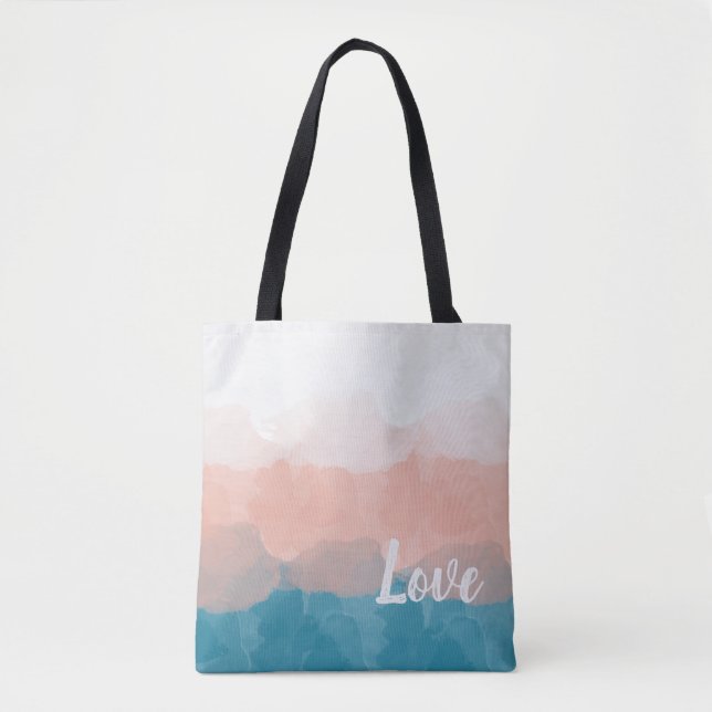 Ombre Rosa und Blau Liebe Graceful Gradient (Vorderseite)