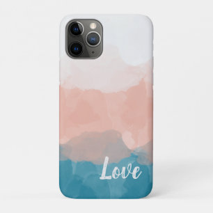 Ombre Rosa und Blau Liebe Graceful Gradient Case-Mate iPhone Hülle