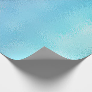 Ombre Sky Sea Blue Ocean Beach Tiffany Glass Geschenkpapier