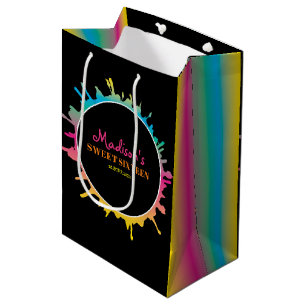 Ombre Spritzer 16 . Geburtstag 16 Gefälligkeitstab Mittlere Geschenktüte