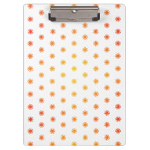 Ombre Sunburst Dot Klemmbrett - M