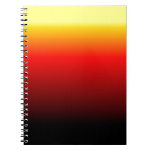 Ombre Sunset Notizblock