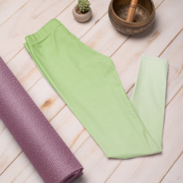 Ombre Trend Color Kiwi Green - Pastel-Leggings Leggings