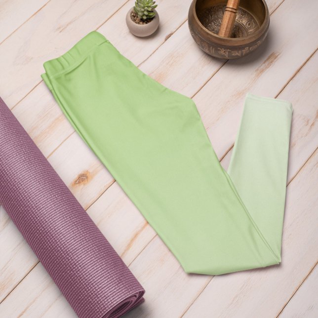 Ombre Trend Color Kiwi Green - Pastel-Leggings Leggings (Von Creator hochgeladen)