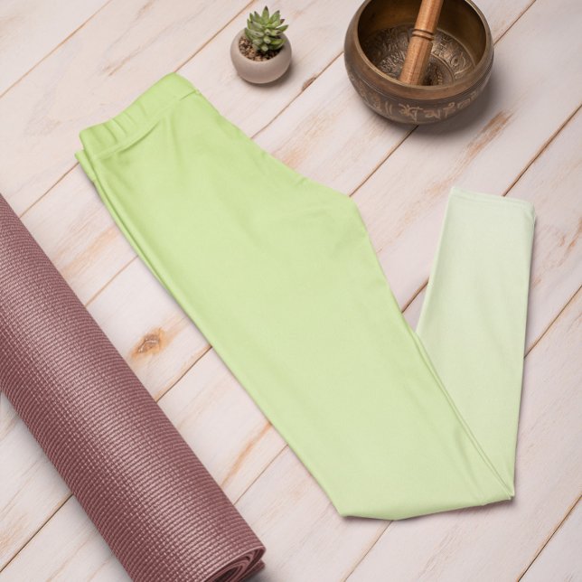 Ombre Trend Color Spring Green - Pastell Leggings (Von Creator hochgeladen)
