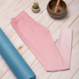 Ombre Trend Colorcreon Watermelon Pink Pastel Legg Leggings