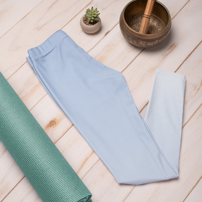 Ombre Trend Colour Powder Blau - Pastellfarben Leg Leggings (Von Creator hochgeladen)