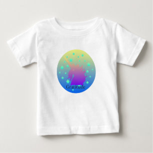 Ombre unicorn mit Dankbarkeit Baby T-shirt