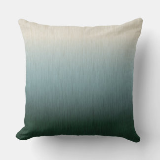 Ombre Waldgrün-Cream Kissen