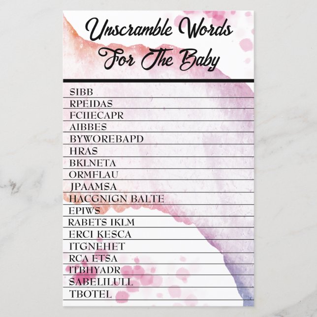 Ombre Watercolor Paper (Vorderseite)